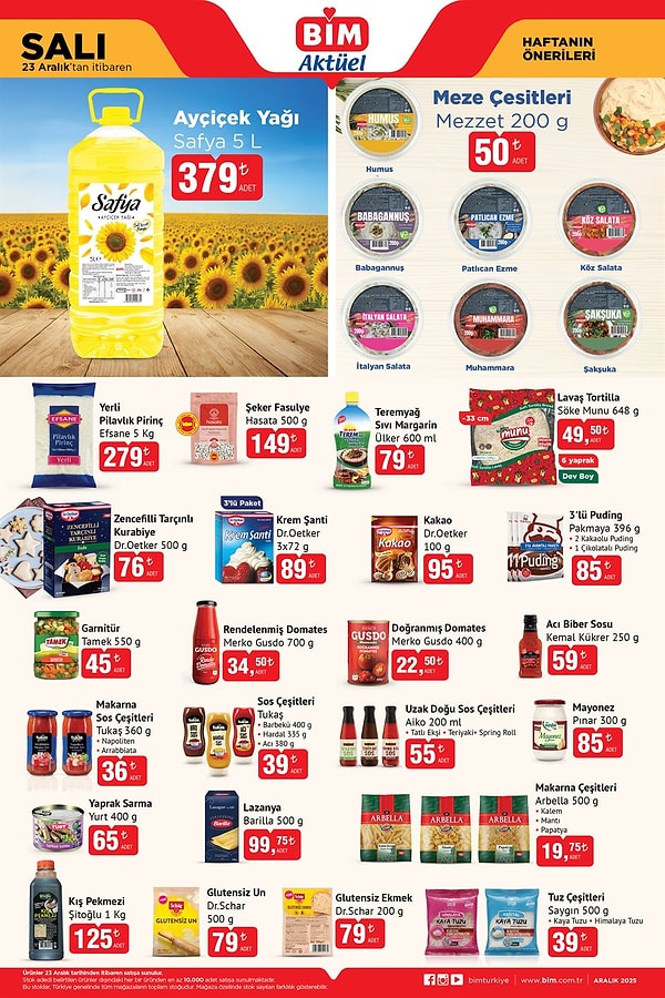 Safya Ayçiçek Yağı 5 Litre 379 TL