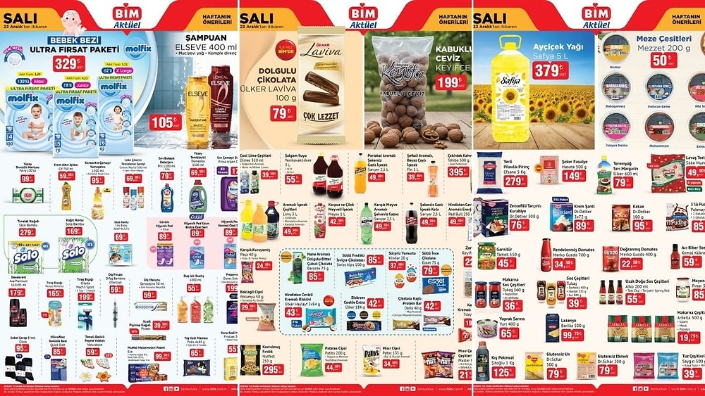 23 Aralık 2025 BİM Aktüel Haftanın Önerileri Kataloğu