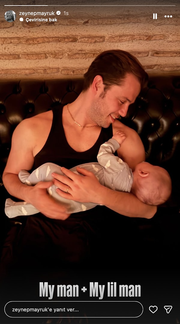 Zeynep Mayruk, geçtiğimiz saatlerde sosyal medya hesabından "erkeklerini" paylaştı.