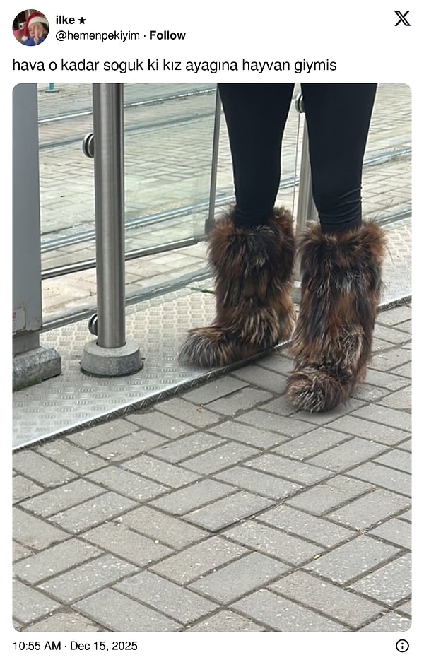 Bazıları havaları böyle betimledi...