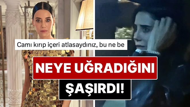 Cansu Dere'yi Bir Mekan Çıkışında Yakalayan Muhabirin Israrcı Tavırları Tepki Topladı