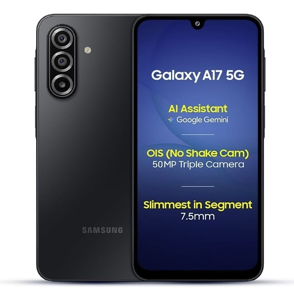 Bugün Amazon’da indirime giren Samsung Galaxy A17 5G, 6 GB RAM ve 128 GB depolama alanıyla günlük kullanımda akıcı bir performans sunuyor.