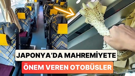 Bir İçerik Üreticisi Japonya'da Mahremiyete Önem Verilen Şehirlerarası Otobüsü Tanıttı