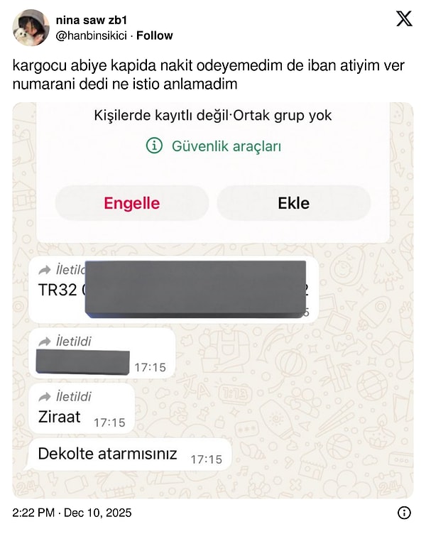 Haftanın diyaloğu buydu...