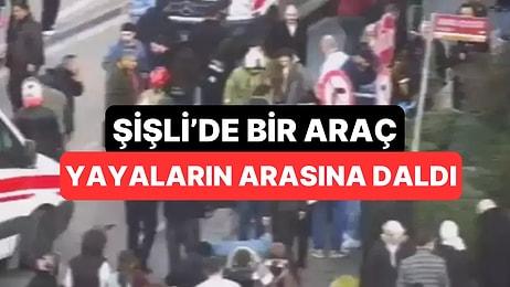 Şişli'de Otomobil Yayaların Arasına Daldı: Ölü ve Yaralılar Var