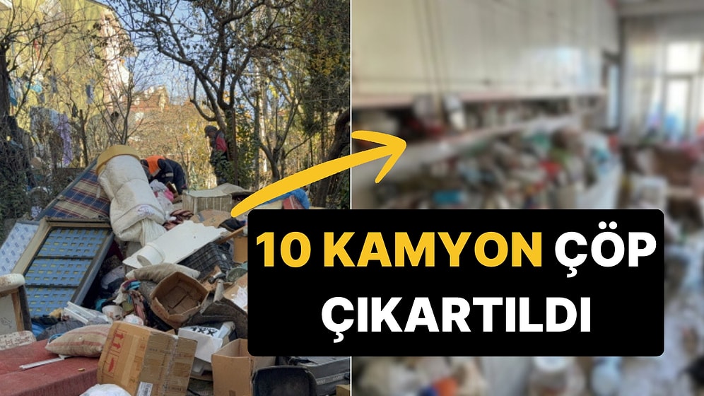 Evden Çıkanlar Şoke Etti: Karabük'te Bir Evden 10 Kamyon Çöp Çıkarıldı!