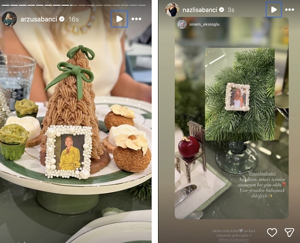 Narların minyatür sandalyelere oturtulduğu, davetlilerin isimlerinin kurabiyelere yazıldığı ve resimlerinin mini yılbaşı ağaçlarına asıldığı organizasyonun her detayı ayrı olaydı.