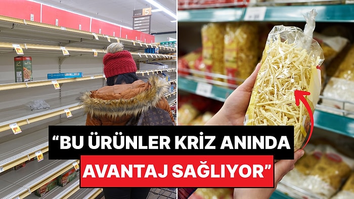 Olası Bir Krize Karşı Uzmanlar Çağrı Yaptı: "Evlere Makarna ve Bulgur Stoğu Yapın"