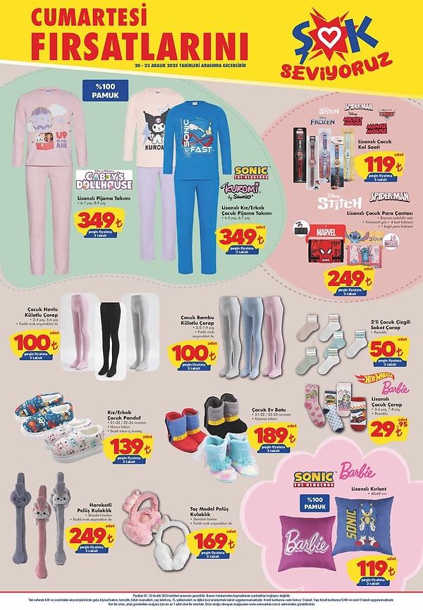 Lisanslı Pijama Takımı 349 TL