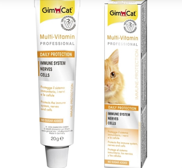 Gimcat Multi Vitamin Paste 12 Vitaminli Kedi Malt Macunu %44 İndirimli!