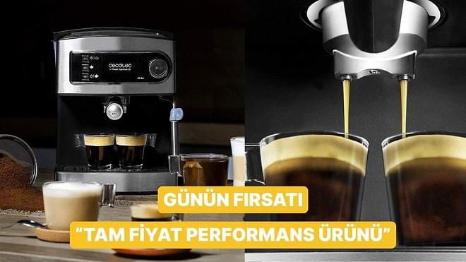 Günün Fırsatı: Cecotec Cumbia Power Espresso Makinesi İndirimde!