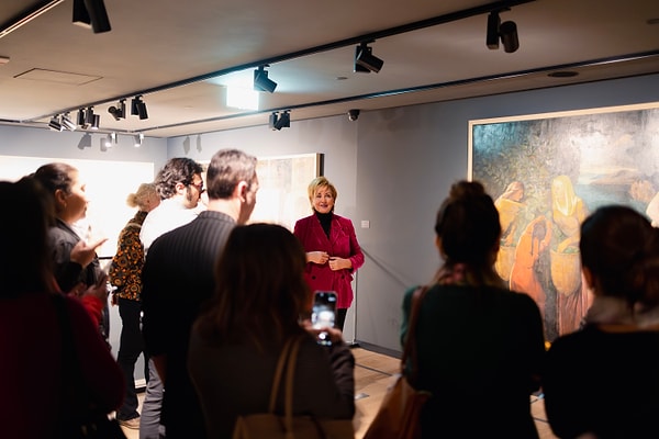 Sanat dünyası açılışta bir aradaydı