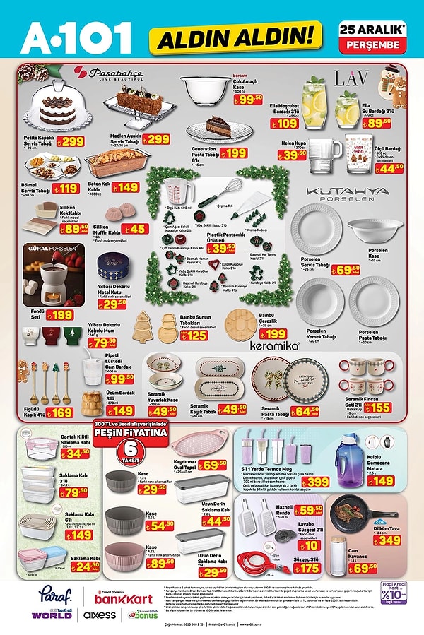 Paşabahçe Petite Kapaklı Servis Tabağı 299 TL