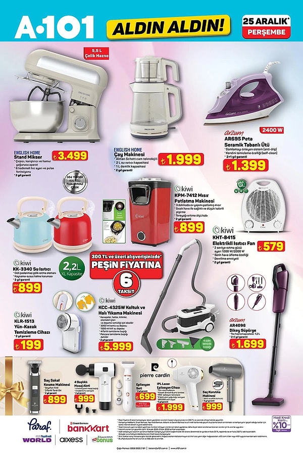 English Home Stand Mikser 3.499 TL