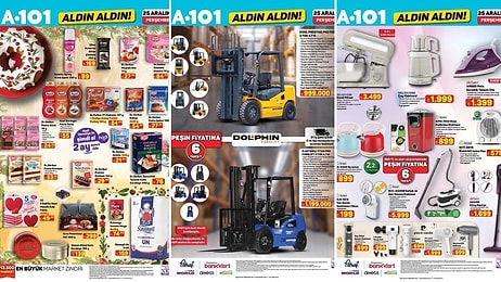 A101'e Elektrikli Forklift Geliyor! 25 Aralık 2025 Aldın Aldın Kataloğu
