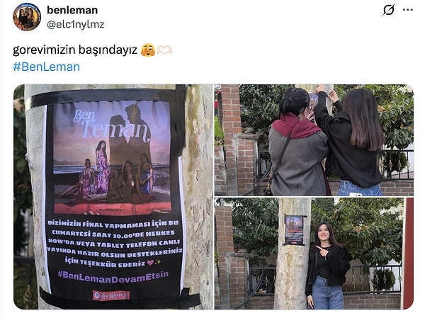 Ben Leman dizisinin erken final ihtimaline karşı seyirciden broşürlü hamle geldi.