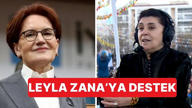 Meral Akşener Edilen Küfürler Sebebiyle Leyla Zana'yı Arayarak Destek Verdi
