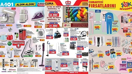 İndirim Günleri Başlıyor! 20 - 26 Aralık Haftasında A101 ve BİM Aktüel Ürünler Listesinde Ne Var?