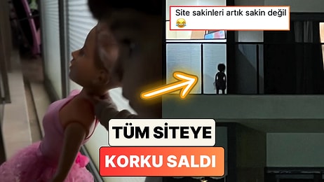 Korku Filmi Gibi: Bebeğini Balkona Koyan Minik Kız Tüm Sitenin Aklını Aldı