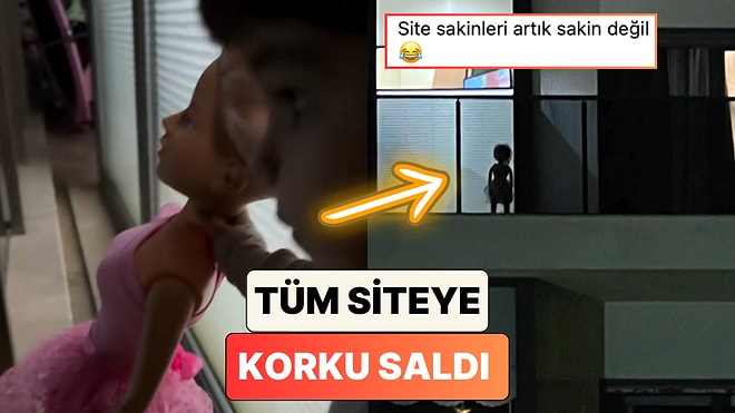 Korku Filmi Gibi: Bebeğini Balkona Koyan Minik Kız Tüm Sitenin Aklını Aldı
