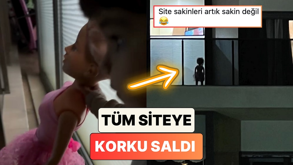 Korku Filmi Gibi: Bebeğini Balkona Koyan Minik Kız Tüm Sitenin Aklını Aldı
