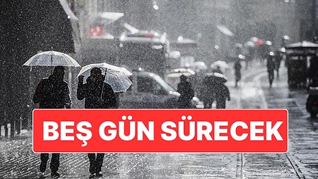 Meteoroloji Açıkladı: İstanbul’da 5 Gün Boyunca Sürecek Yağışlar Başlıyor