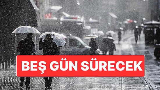 Meteoroloji Açıkladı: İstanbul’da 5 Gün Boyunca Sürecek Yağışlar Başlıyor