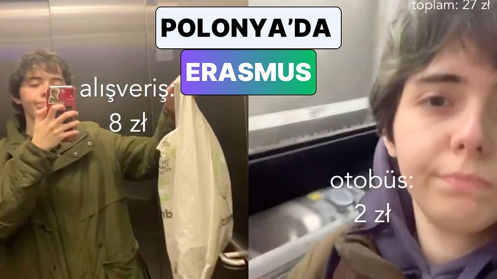 Polonya'da Erasmus Yapan Bir Öğrenci Bir Günde Harcadığı Parayı Paylaştı