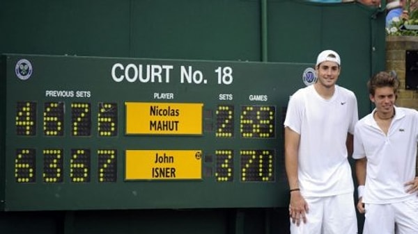 2. Skor boardlar tenis mantığını zorladı.