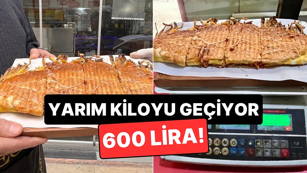 Et Değil Tavuk Değil: Şefin Tavsiyesi Tost 600 Liraya Satılıyor!