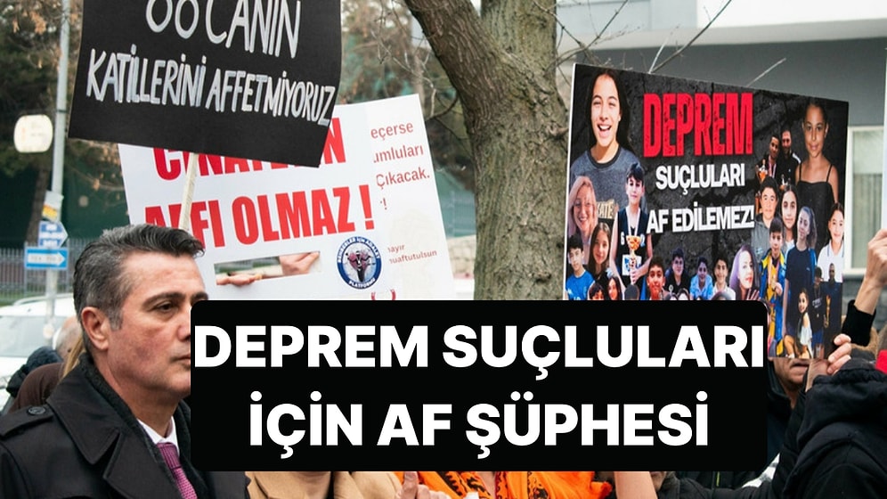Depremde Yakınlarını Kaybeden Aileler Deprem Suçlularının Affedilmemesi İçin Eylem Yaptı