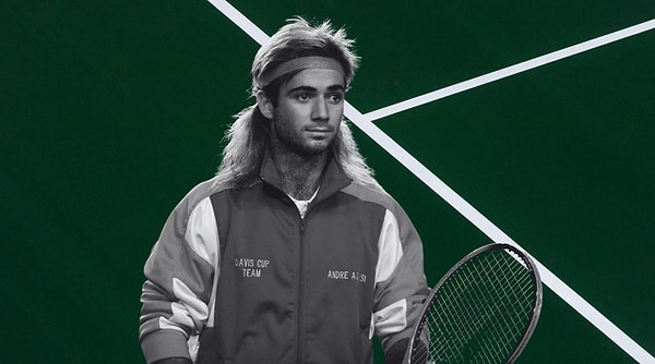 10. Andre Agassi (ABD) ve 8 major şampiyonluğu ile listeye başlıyoruz.