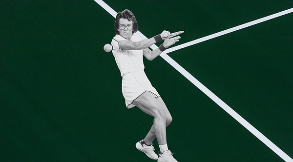 6. Billie Jean King (ABD): WTA'nın kurucusu ve kadın tenisinin kaderini değiştiren isim!