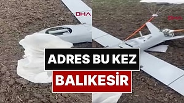 Neler Oluyor? Bu Kez Balıkesir’de İHA Düştü!