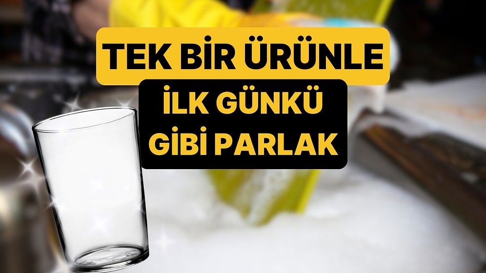 Çay, Kahve, Kireç: Bardaklardaki Lekeleri Tek Bir Ürünle Saniyeler İçinde Yok Edebilirsiniz!