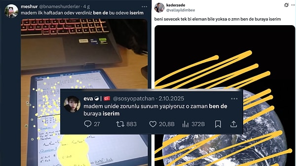 "Ben de buraya işerim"