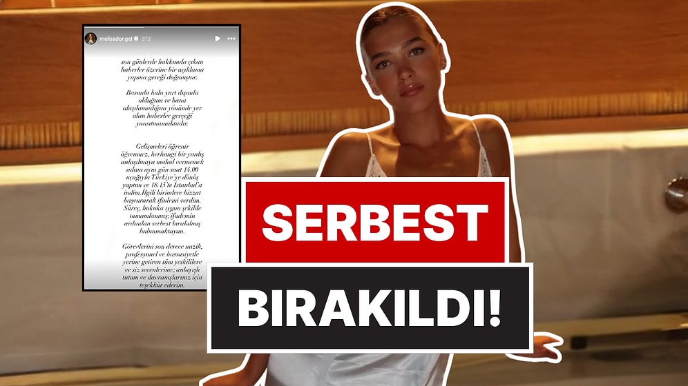 Saç ve Kan Örneği Verdi: Uyuşturucu Soruşturmasında Adı Geçen Melisa Döngel'den Açıklama!