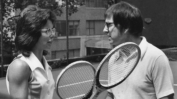 7. Billie bütün kadınlar için oradaydı: Billie Jean King vs. Bobby Riggs (1973)