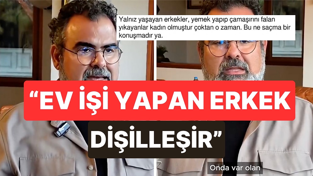 Ev İşi Yapmanın 'Erkekliği Azalttığını' Söyleyen Psikolog Tepkilerin Odağında