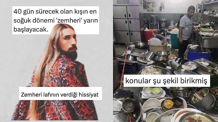 Zemheri Kelimesinin Verdiği Histen Konusu Birikenlere Son 24 Saatin Viral Tweetleri