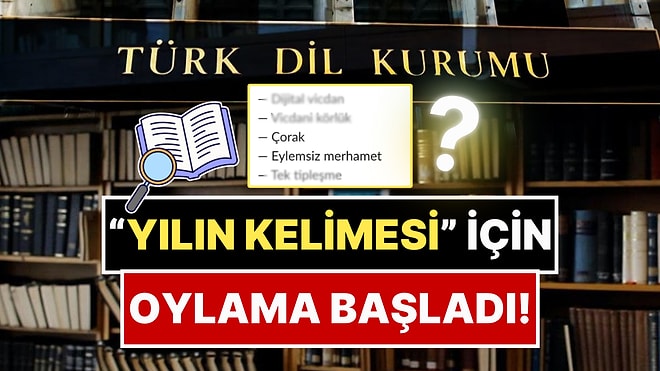 Oylama Başladı: Türk Dil Kurumu, 2025 Yılını Karşılayan Kelime/Kavram Anketini Açtı!