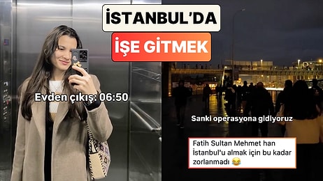 İzlerken Yorulduk: Birkaç Aktarma ile İşe Giden Kadın İstanbul'da İşe Gitme Çilesini Gösterdi
