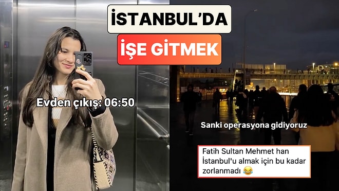 İzlerken Yorulduk: Birkaç Aktarma ile İşe Giden Kadın İstanbul'da İşe Gitme Çilesini Gösterdi