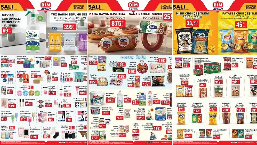 30 Aralık 2025 BİM Aktüel Haftanın Önerileri Kataloğu