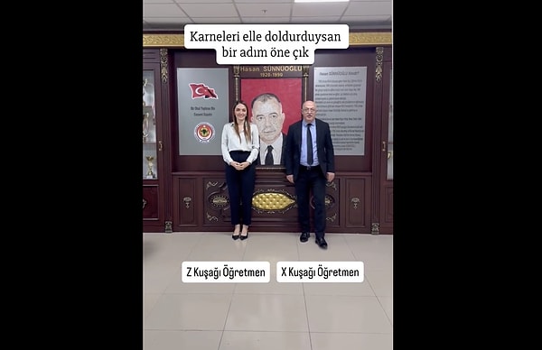 "Karneleri elle doldurduysan bir adım öne çık"