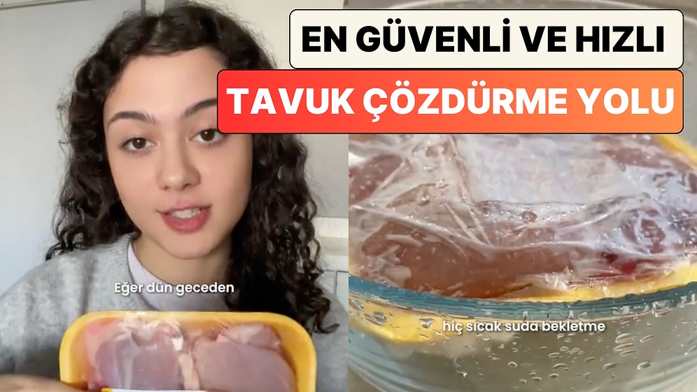 Hepimiz Yanlış Yapıyormuşuz: Bir Diyetisyen Tavuğu Çözdürmenin En Güvenli ve Hızlı Yolunu Paylaştı