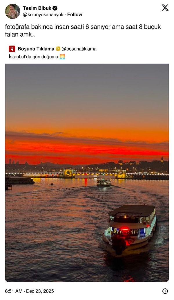 Öyle de bir sorun var.