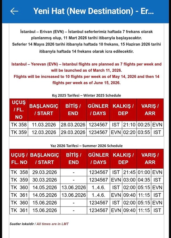 The details of the journey are as follows;