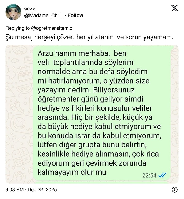 Tabii çözümün öğretmende olduğunu söyleyenler de var
