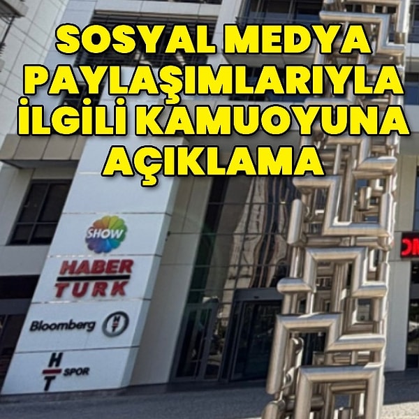 Kamuoyuyla paylaşılan açıklama şöyle;